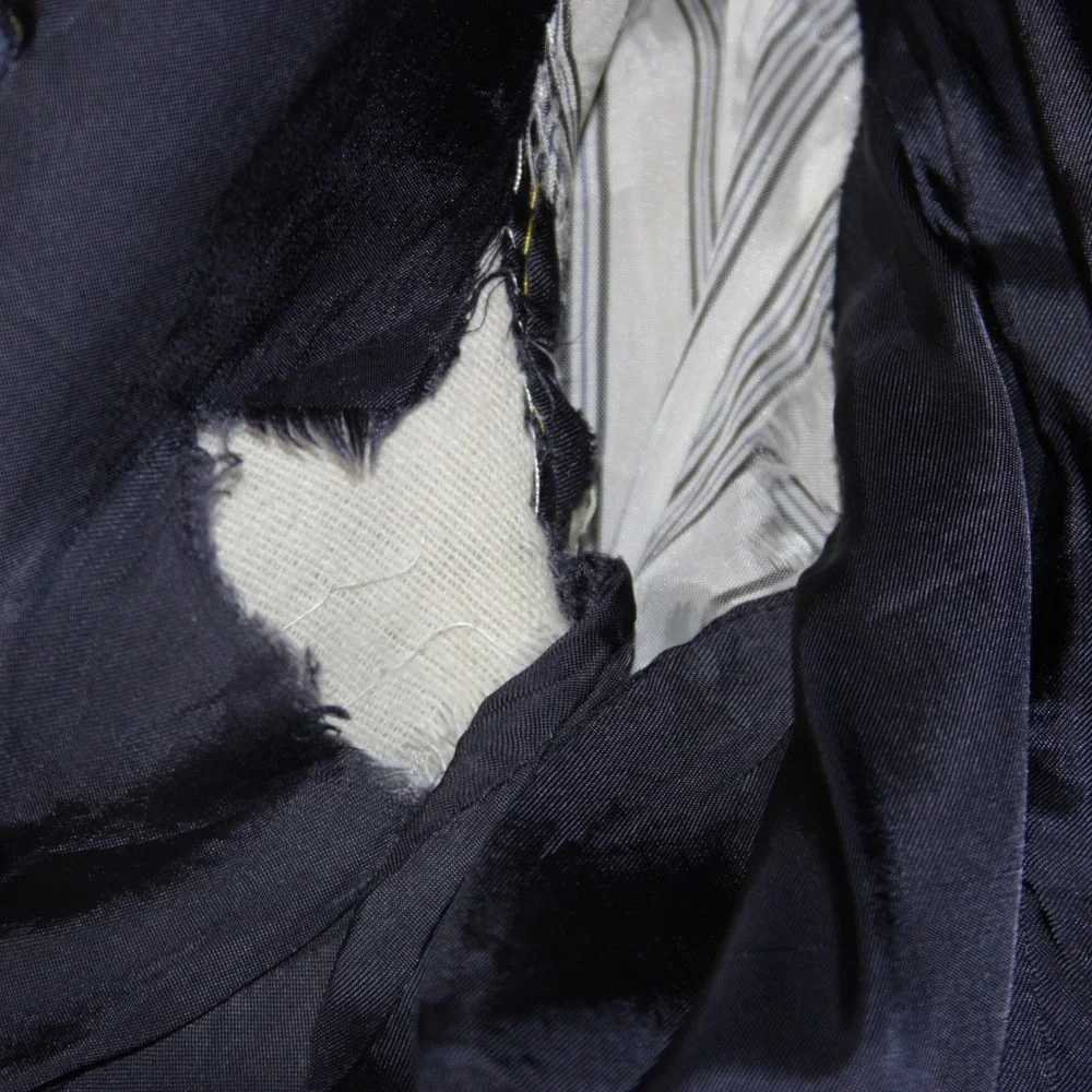 Brooks Brothers‎ 1818 Madison Pinstripe Wool Blazer Men 44L 39W For Repairs